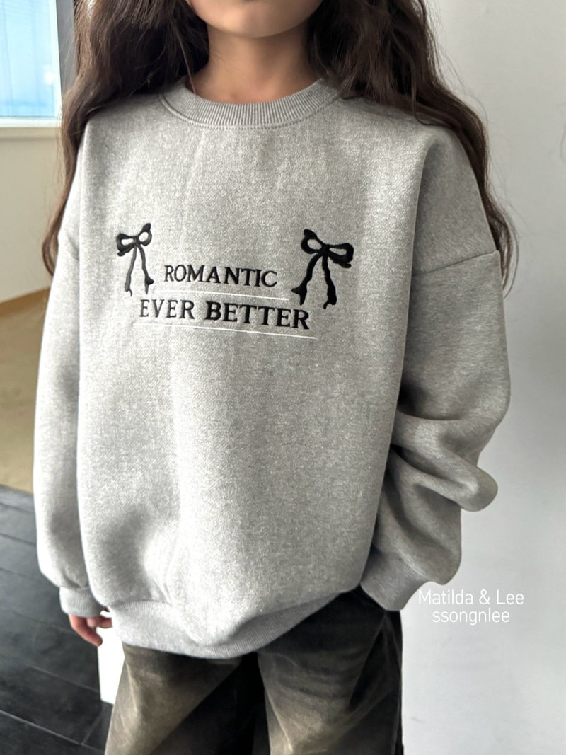 Matilda & Lee - Korean Children Fashion - #littlefashionista - New Romantic Ribbon Sweatshirt - 10