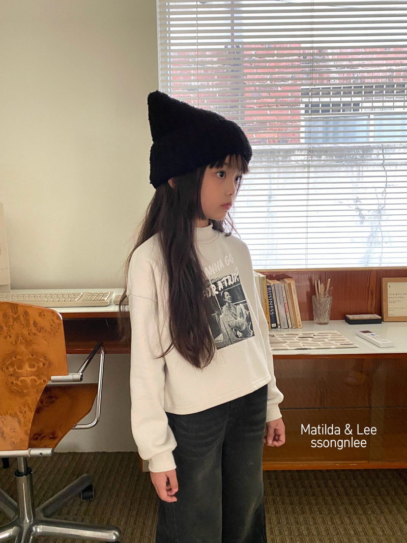 Matilda & Lee - Korean Children Fashion - #littlefashionista - Trip Crop Mockneck Tee - 5