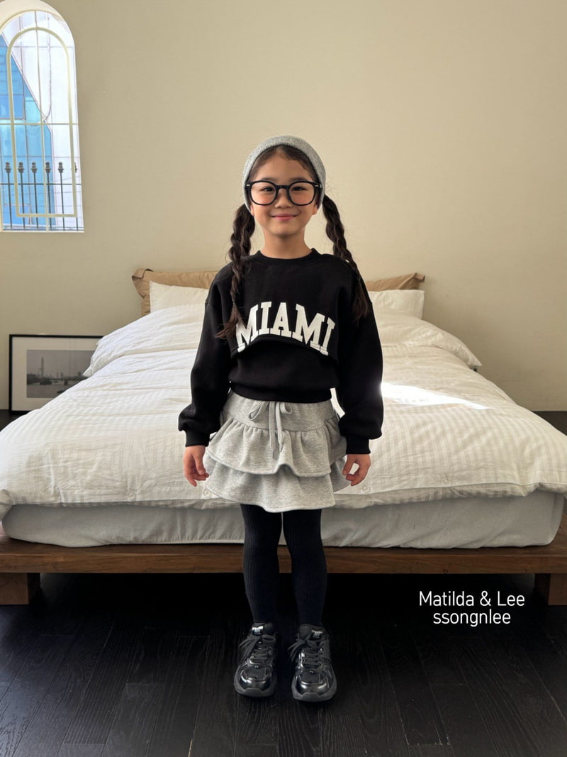 Matilda & Lee - Korean Children Fashion - #littlefashionista - Crop Layered Sweatshirt - 2