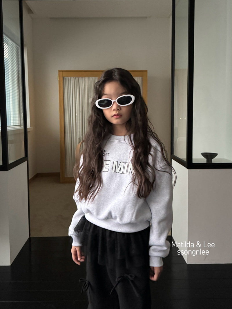 Matilda & Lee - Korean Children Fashion - #magicofchildhood - Be Mind Crop Sweatshirt - 12