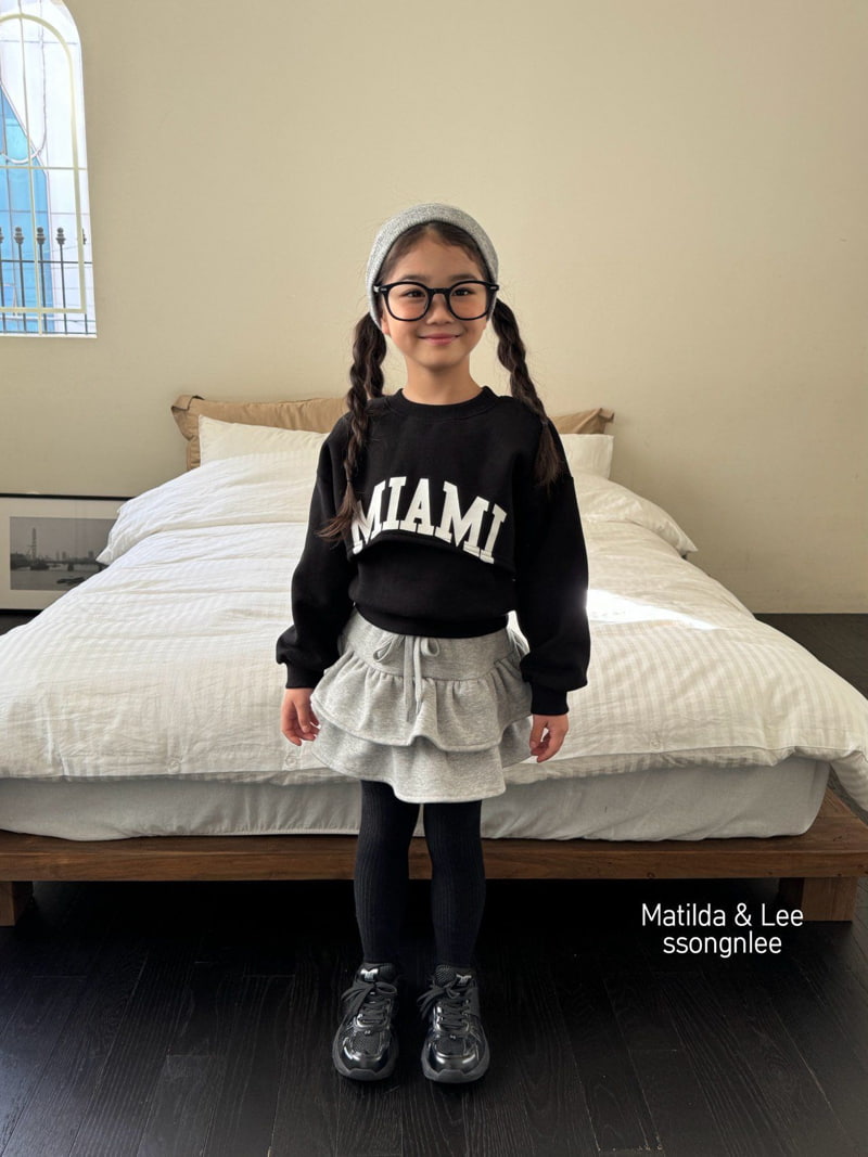 Matilda & Lee - Korean Children Fashion - #magicofchildhood - Crop Layered Sweatshirt - 3