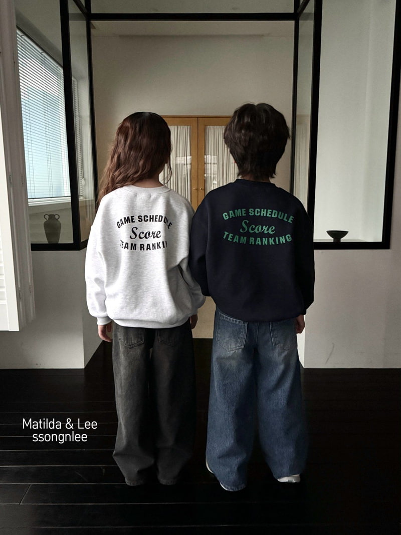 Matilda & Lee - Korean Children Fashion - #minifashionista - Score Sweatshirt - 3