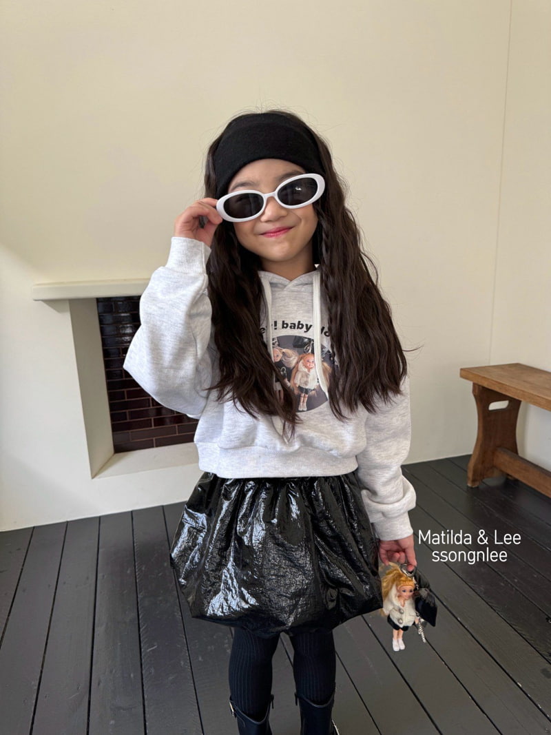 Matilda & Lee - Korean Children Fashion - #minifashionista - Babydoll Crop Hood Top - 8