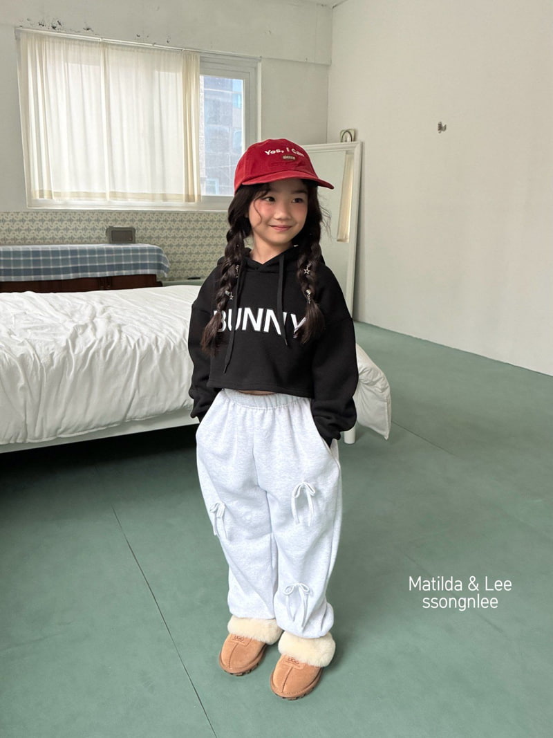 Matilda & Lee - Korean Children Fashion - #minifashionista - Bunny Crop Hood Top - 7