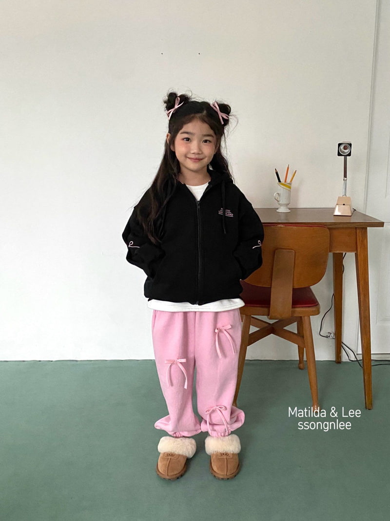 Matilda & Lee - Korean Children Fashion - #minifashionista - Ribbon Jogger Pants - 11