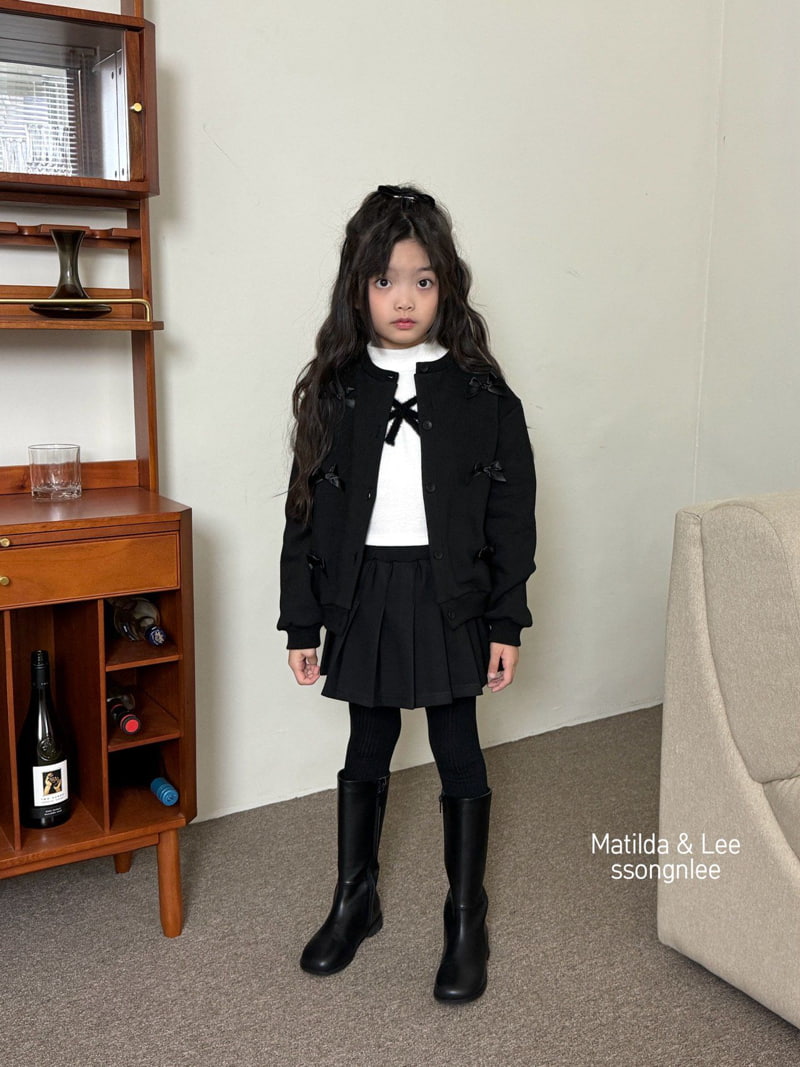 Matilda & Lee - Korean Children Fashion - #minifashionista - Ribbon Cardigan - 8