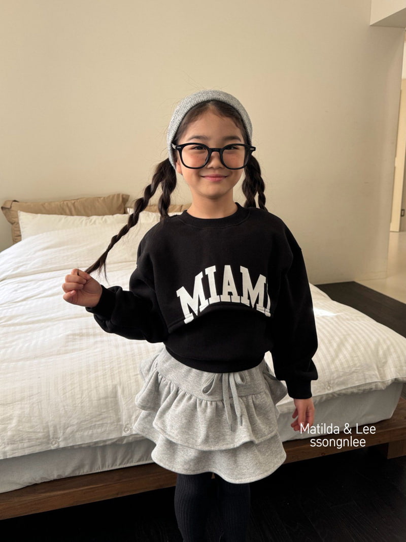 Matilda & Lee - Korean Children Fashion - #magicofchildhood - Crop Layered Sweatshirt - 4