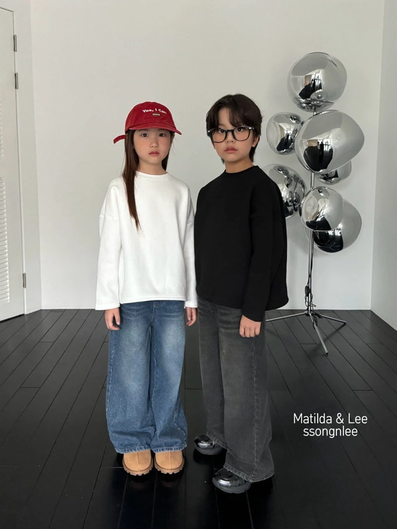 Matilda & Lee - Korean Children Fashion - #minifashionista - Winter Daily Denim Pants - 7