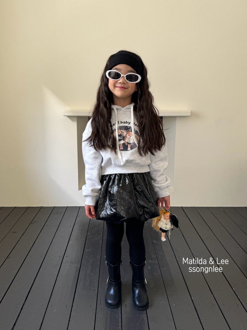 Matilda & Lee - Korean Children Fashion - #prettylittlegirls - Babydoll Crop Hood Top - 9