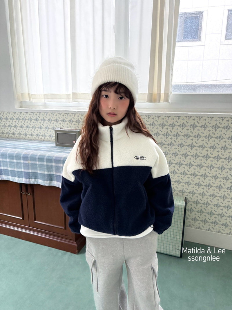 Matilda & Lee - Korean Children Fashion - #prettylittlegirls - Raglan Fleece Jacket - 7