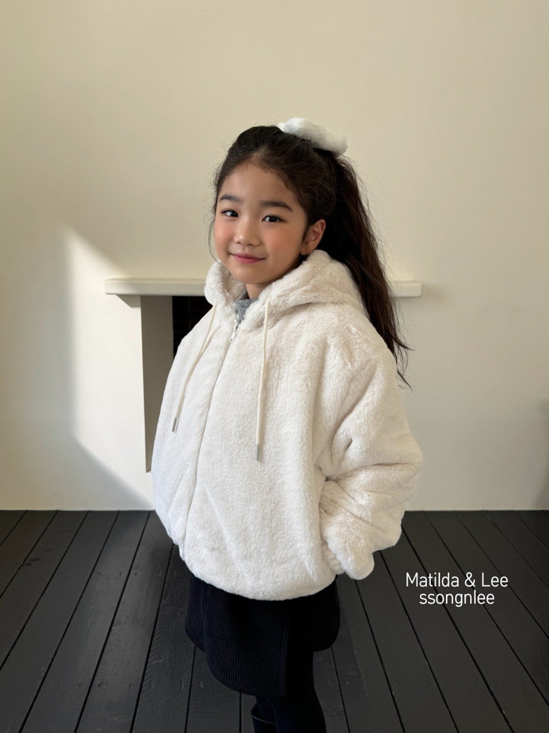 Matilda & Lee - Korean Children Fashion - #prettylittlegirls - Mink Hooded Jumper - 6