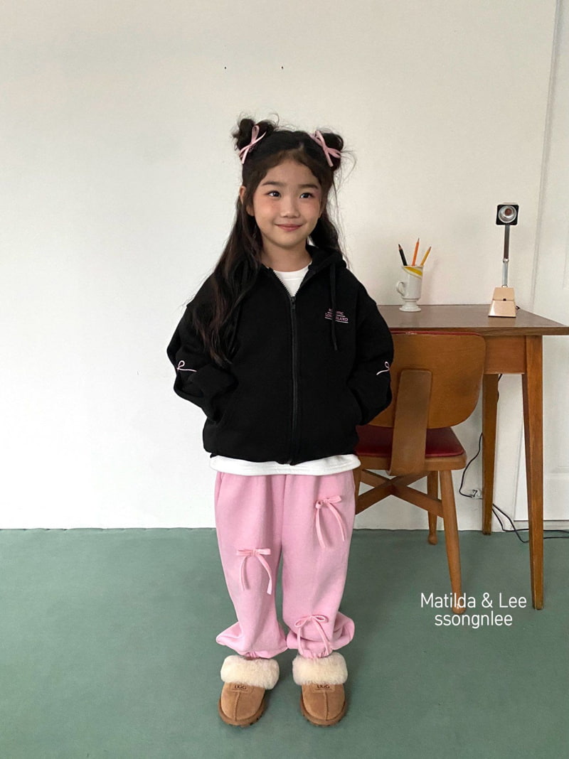 Matilda & Lee - Korean Children Fashion - #prettylittlegirls - Ribbon Jogger Pants - 12