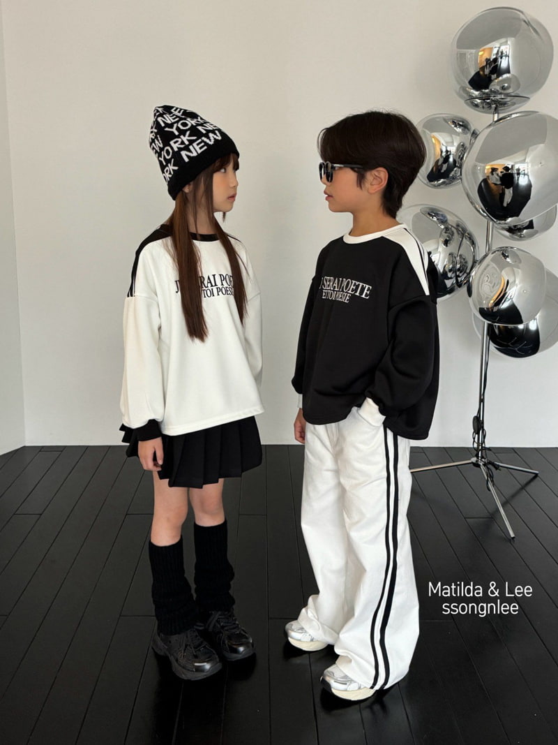 Matilda & Lee - Korean Children Fashion - #prettylittlegirls - JE Shoulder Tape Tee - 7