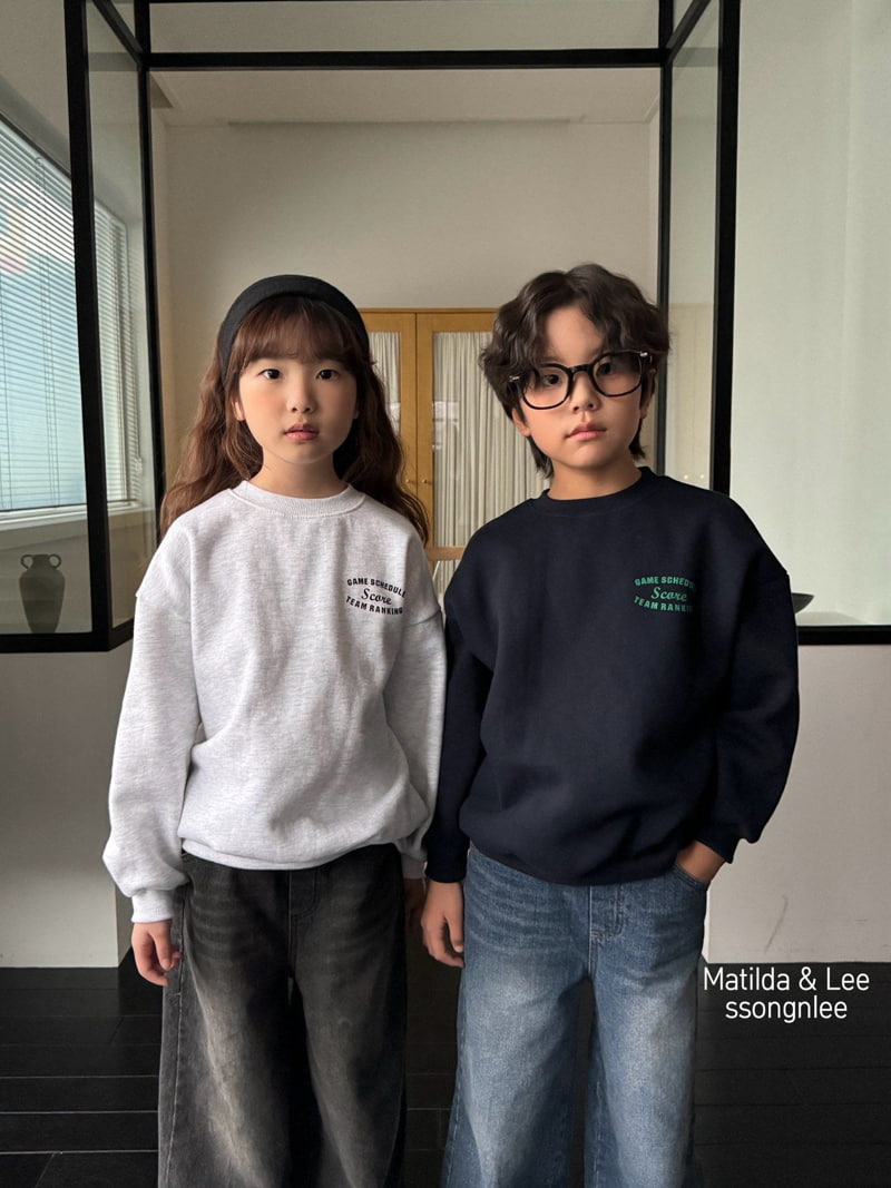 Matilda & Lee - Korean Children Fashion - #stylishchildhood - Score Sweatshirt - 7