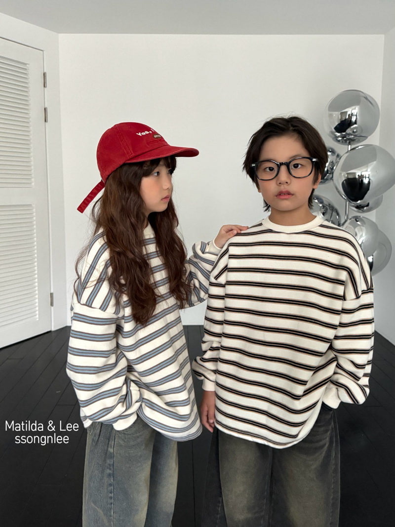 Matilda & Lee - Korean Children Fashion - #stylishchildhood - Rouge Stripe Tee - 11