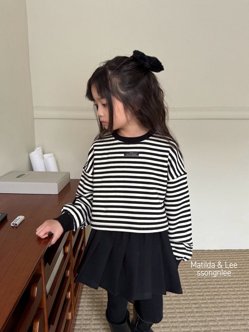 Matilda & Lee - Korean Children Fashion - #stylishchildhood - Label Stripe Tee - 6