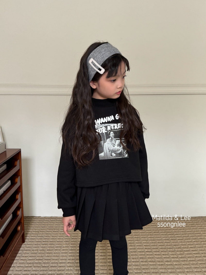 Matilda & Lee - Korean Children Fashion - #stylishchildhood - Trip Crop Mockneck Tee - 11