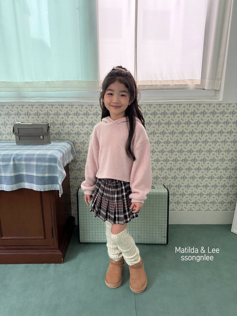 Matilda & Lee - Korean Children Fashion - #stylishchildhood - Check Pleated Skirt - 3