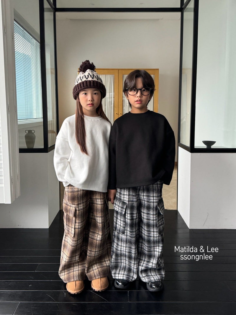 Matilda & Lee - Korean Children Fashion - #stylishchildhood - Check Pocket Pants - 2