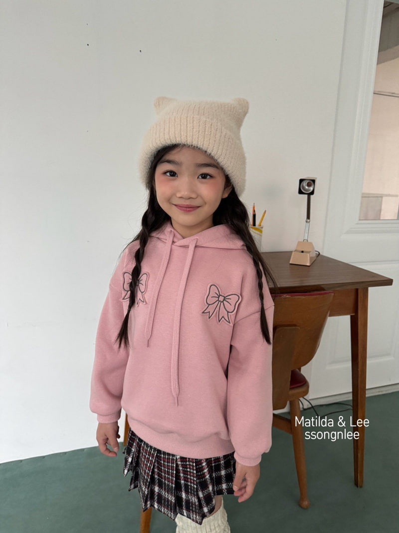 Matilda & Lee - Korean Children Fashion - #todddlerfashion - Ribbon Embroidery Hood Top - 12