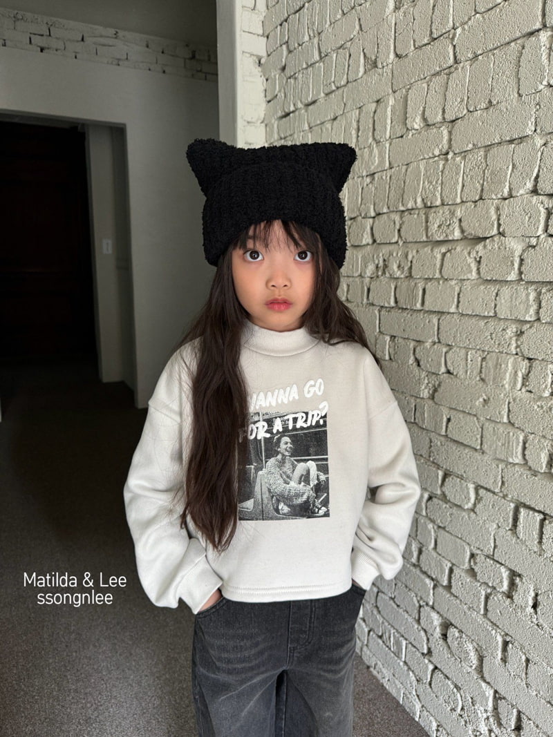 Matilda & Lee - Korean Children Fashion - #todddlerfashion - Trip Crop Mockneck Tee - 9