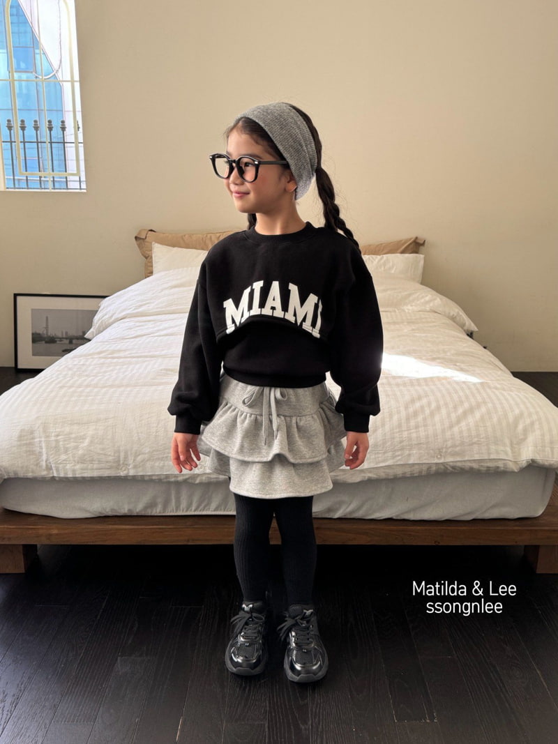 Matilda & Lee - Korean Children Fashion - #todddlerfashion - Crop Layered Sweatshirt - 6