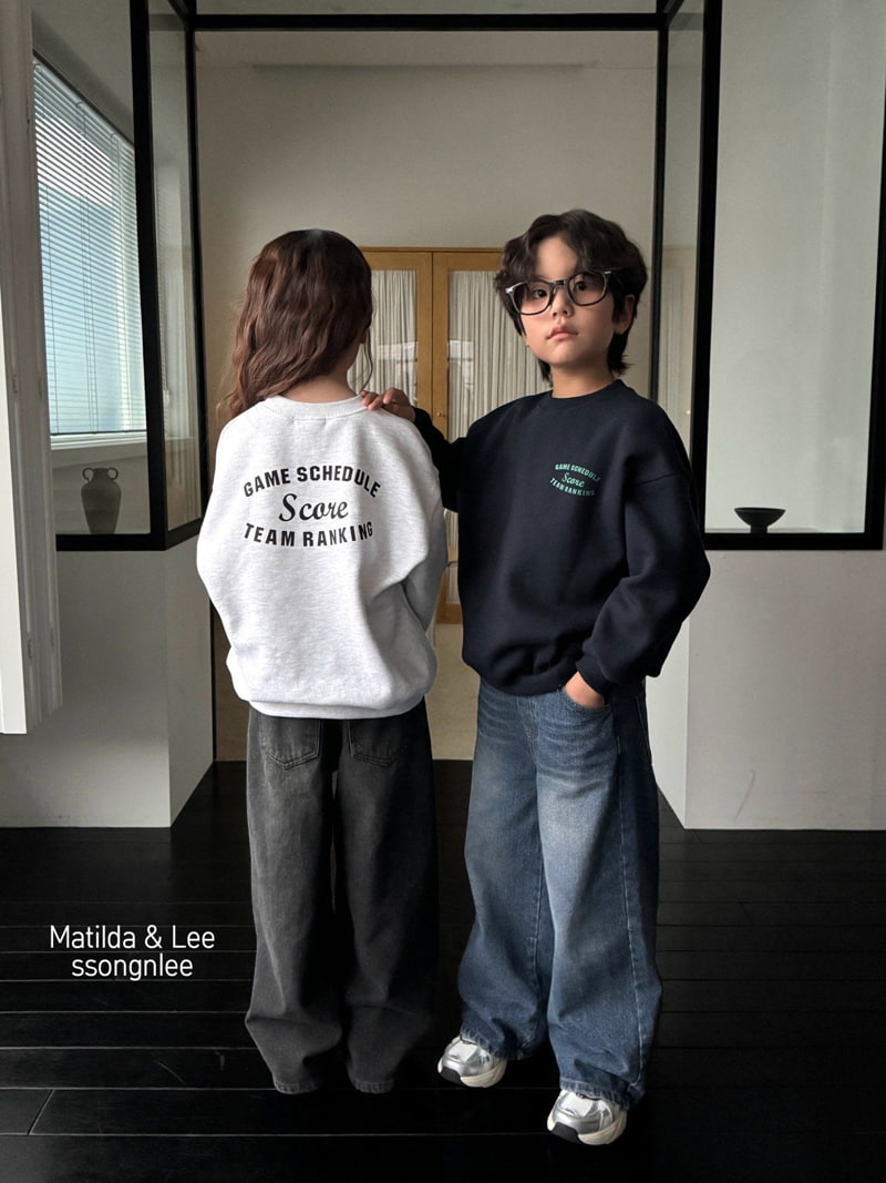 Matilda & Lee - Korean Children Fashion - #toddlerclothing - Score Sweatshirt - 6