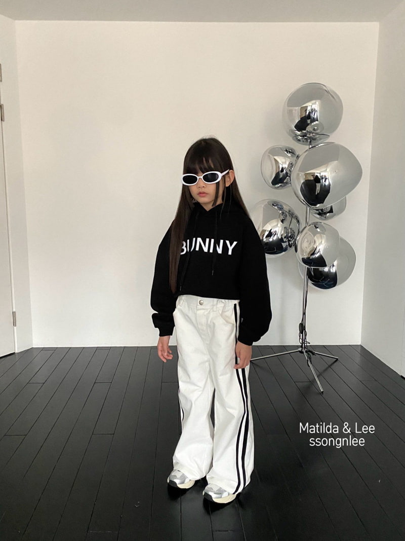 Matilda & Lee - Korean Children Fashion - #toddlerclothing - Two Line Tape Wide Pants - 2