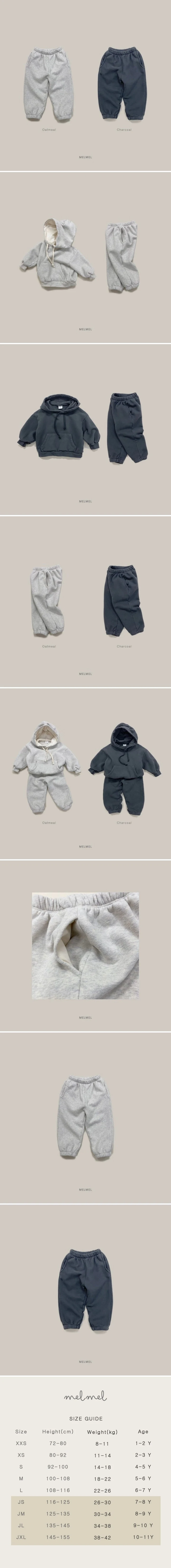 Melmel - Korean Children Fashion - #toddlerclothing - Mellie Fleece Jogger Pants