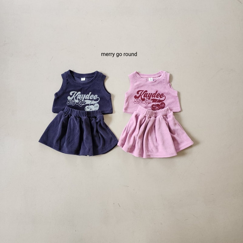 Merry Go Round - Korean Children Fashion - #childofig - Cherry Set