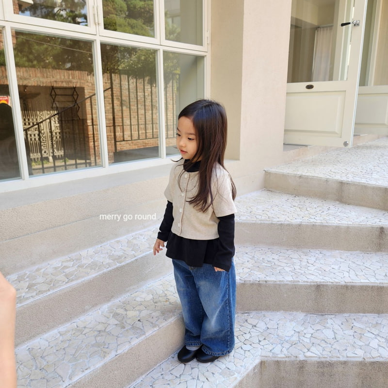 Merry Go Round - Korean Children Fashion - #stylishchildhood - Short Sleeve Cardigan - 4