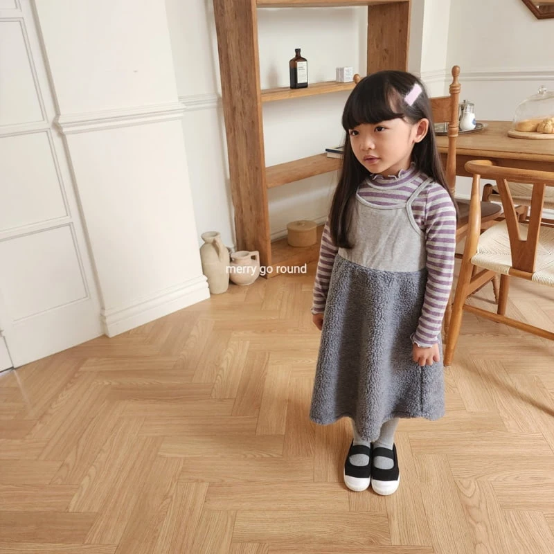 Merry Go Round - Korean Children Fashion - #childofig - Dumble Bustier One-piece - 12