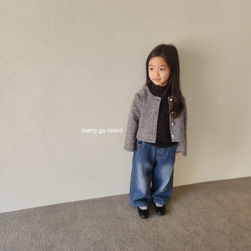 Merry Go Round - Korean Children Fashion - #childofig - Brushed Wide Pants - 8