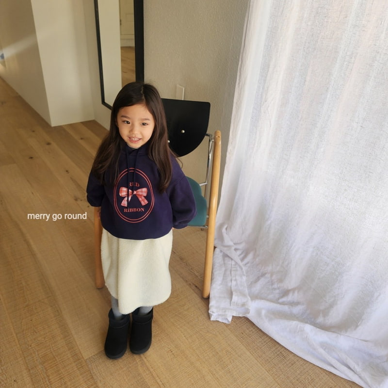 Merry Go Round - Korean Children Fashion - #designkidswear - Ribbon Hoodie - 3