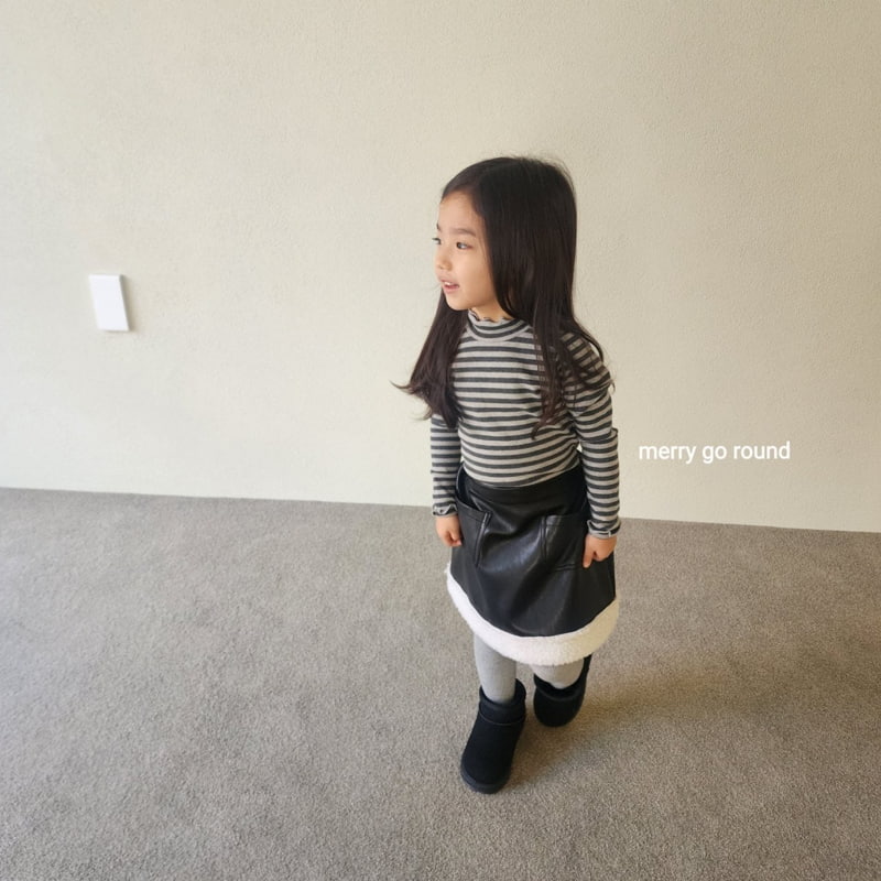 Merry Go Round - Korean Children Fashion - #discoveringself - Mustang Skirt - 5