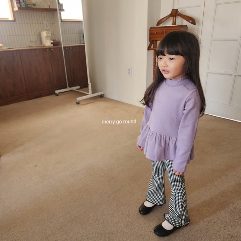 Merry Go Round - Korean Children Fashion - #magicofchildhood - Brushed Jelly Bootcut Pants - 6