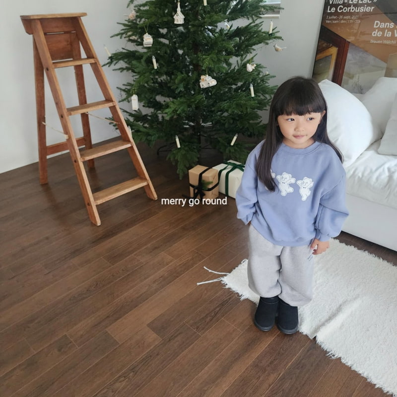 Merry Go Round - Korean Children Fashion - #minifashionista - Three Bear Sweatshirt - 11