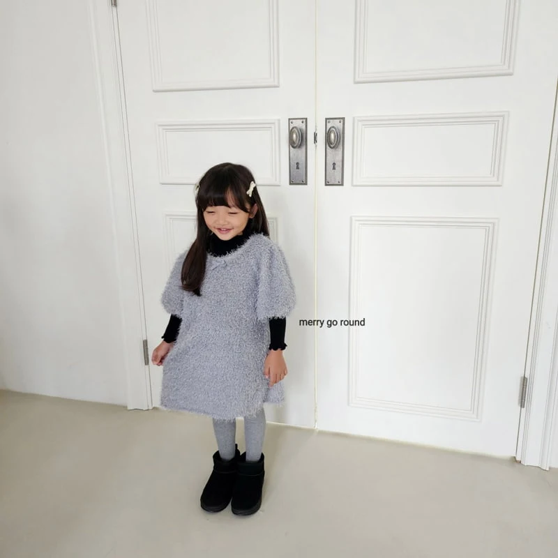 Merry Go Round - Korean Children Fashion - #minifashionista - Winter Soft Mini One-piece - 3