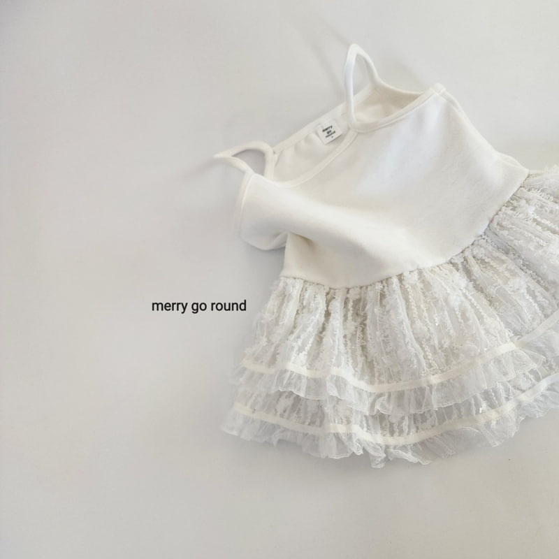 Merry Go Round - Korean Children Fashion - #magicofchildhood - Snow Pearl Sleeveless Tee - 4