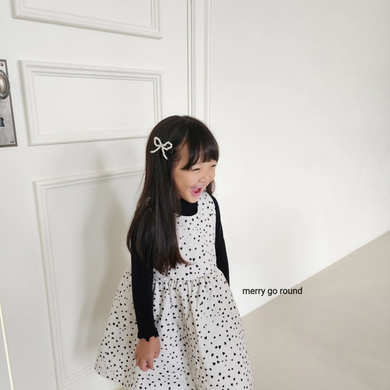 Merry Go Round - Korean Children Fashion - #prettylittlegirls - Heart One-piece - 9