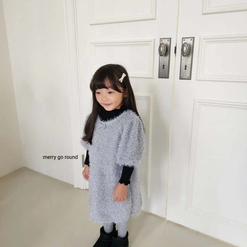 Merry Go Round - Korean Children Fashion - #minifashionista - Winter Soft Mini One-piece - 4