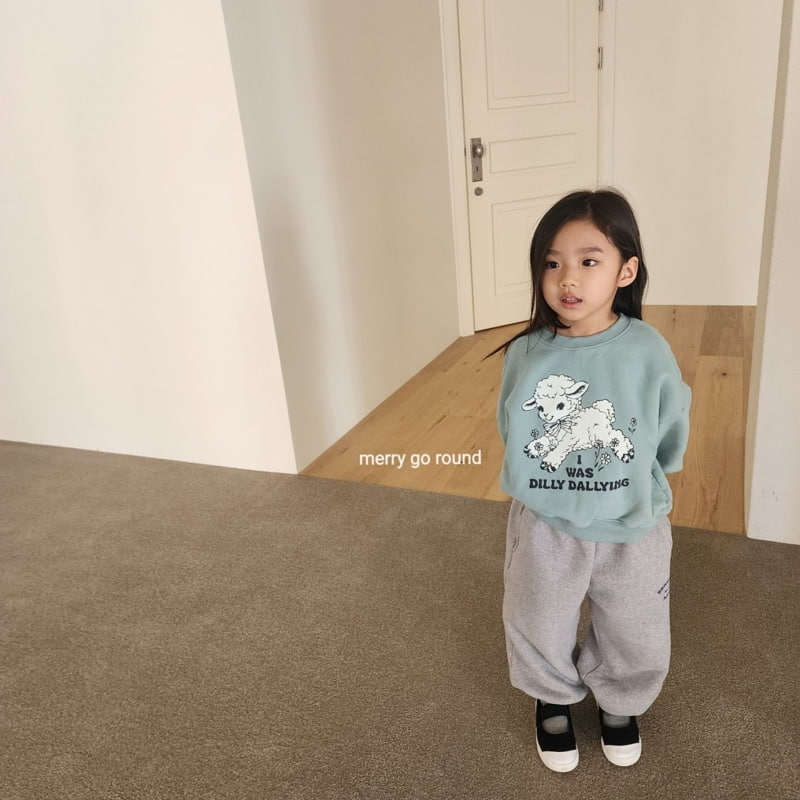 Merry Go Round - Korean Children Fashion - #todddlerfashion - Sheep Sweatshirt - 11