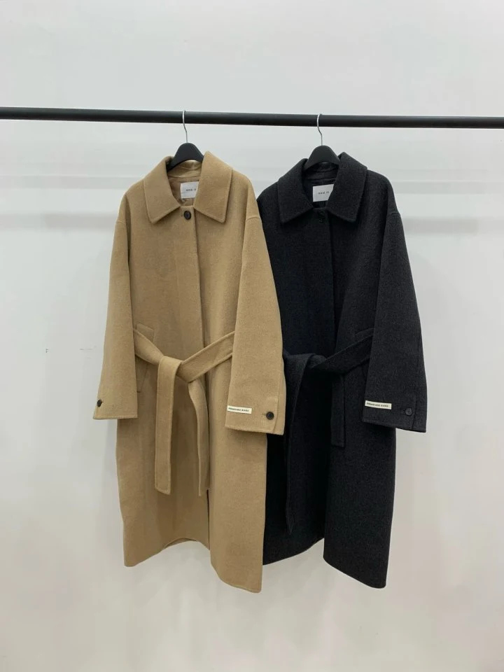 Merry pn - Korean Women Fashion - #momslook - Soft Cashmere Handmade Coat - 7