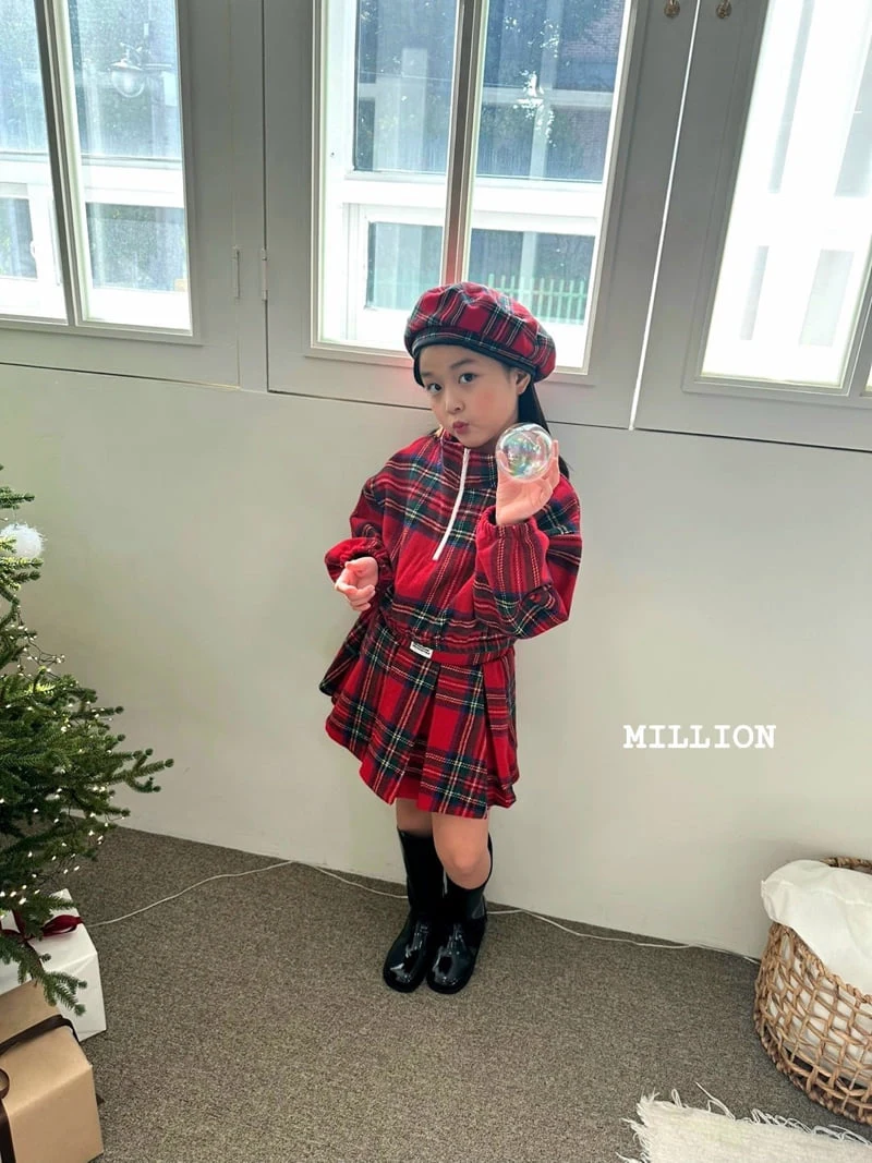 Million Dollar Baby - Korean Children Fashion - #Kfashion4kids - Check Anorak Set - 12