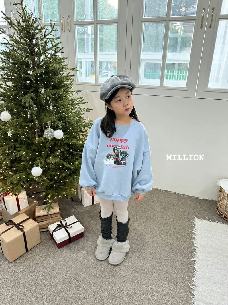 Million Dollar Baby - Korean Children Fashion - #childrensboutique - Puppy Sweatshirts - 3