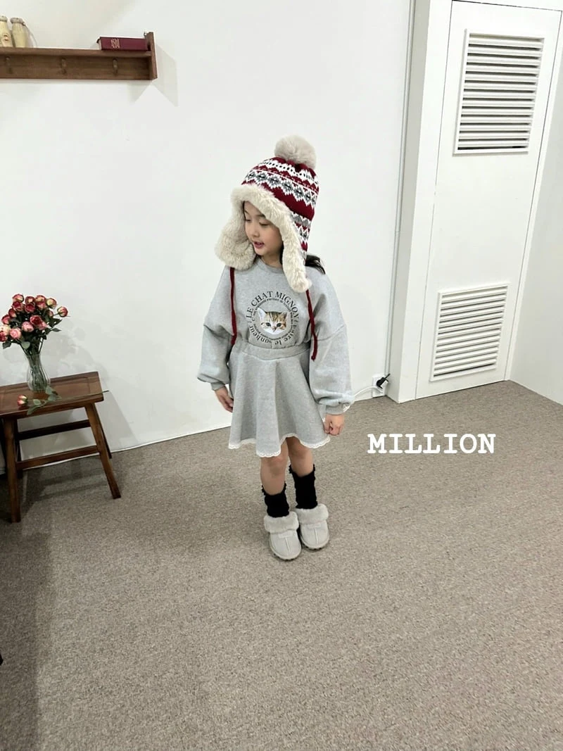 Million Dollar Baby - Korean Children Fashion - #designkidswear - Cat Warrior Sweatshirts - 5