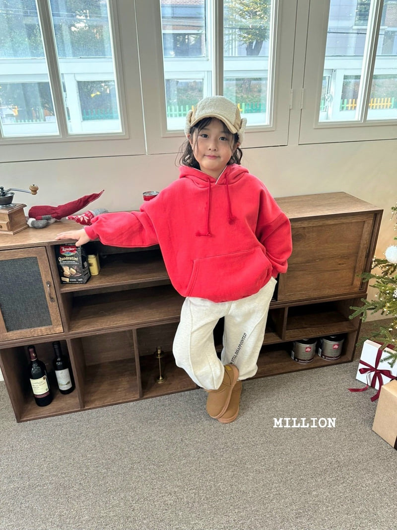 Million Dollar Baby - Korean Children Fashion - #designkidswear - Lettering Pintuck Pants