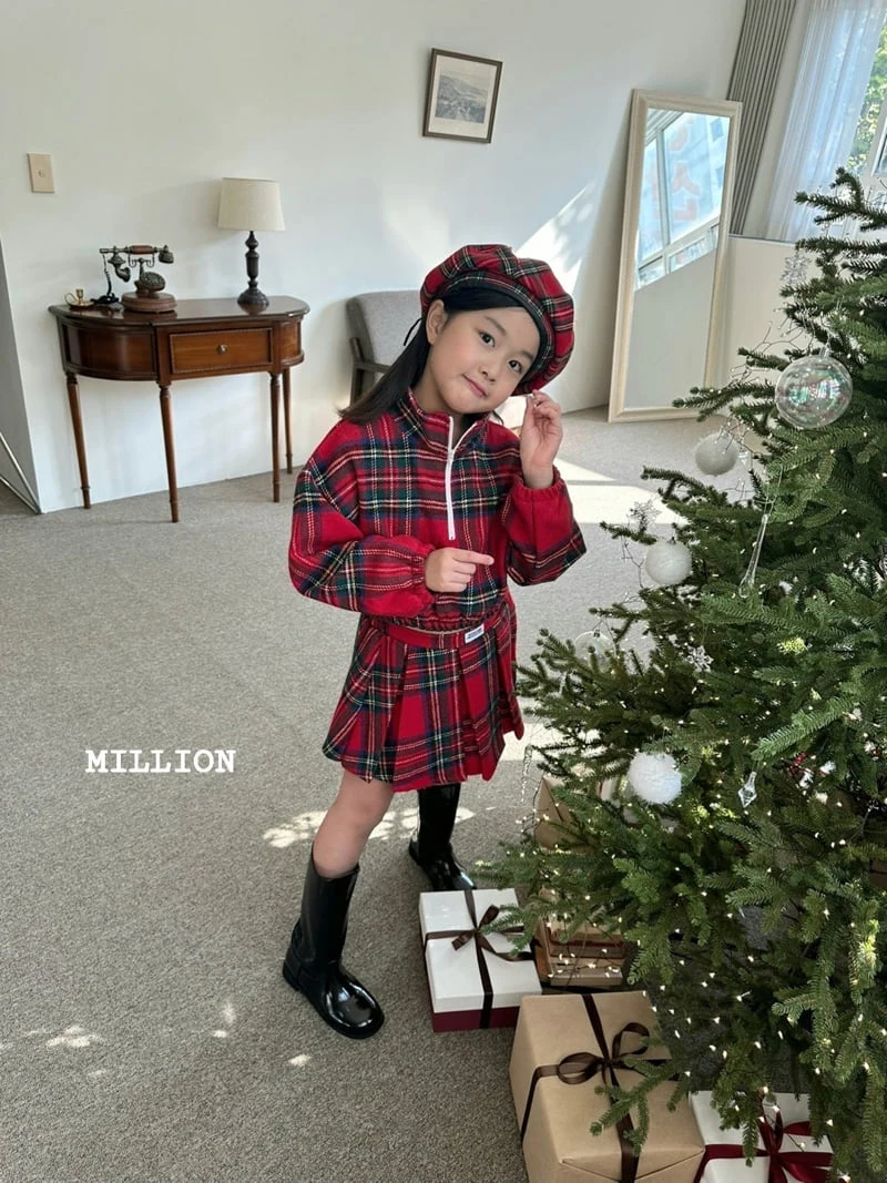 Million Dollar Baby - Korean Children Fashion - #discoveringself - Check Anorak Set - 7