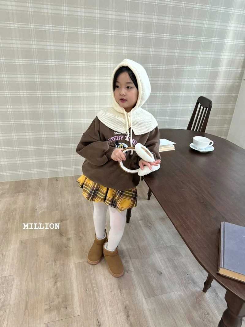 Million Dollar Baby - Korean Children Fashion - #fashionkids - Check Balloon Skirt - 9