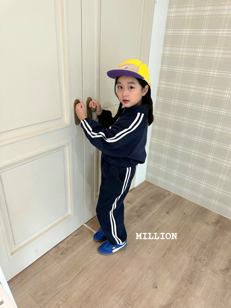 Million Dollar Baby - Korean Children Fashion - #kidsshorts - Two Line Tape Pants - 5